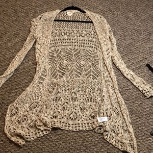 Mesh cardigan